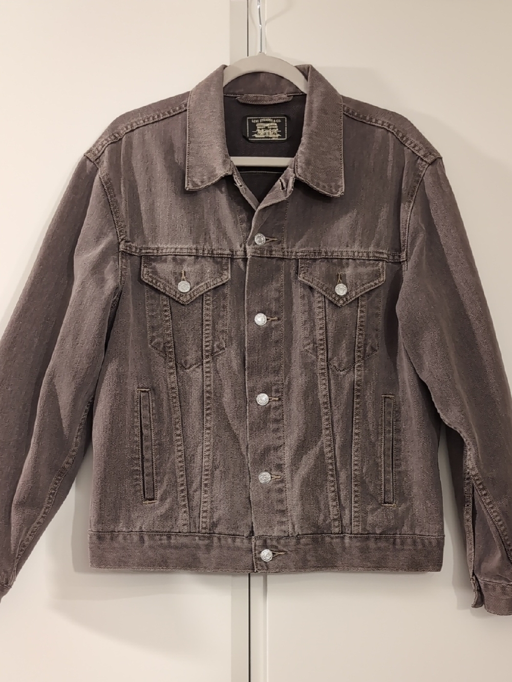 Levi's Washed Gray Denim Jacket
